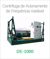 Centrífuga DE-1000 de Acionamento de Frequência Variável - Equipamentos Derrick