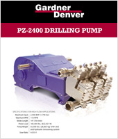 PZ 2400 Drilling Pump One | Gardner Denver